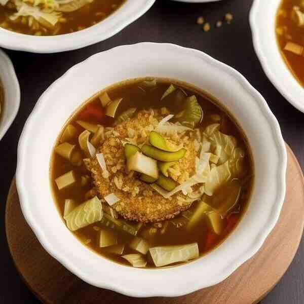Щи Успенские с солеными огурцами